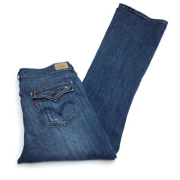 Levi's 515 Women's Bootcut Jeans Back Flap Pockets size 10 length 31" - Picture 1 of 9